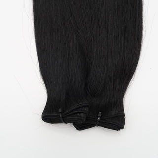Echthaar Tressen | Midnight silk  | No. 1.1