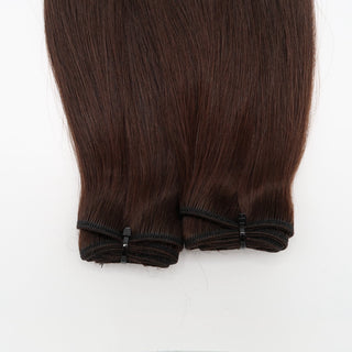 Echthaar Tressen | Ash Cacao Silk  | No. 5.1