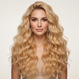 Almond Wave Silk +  Ivory Wave Silk Tressen | No. 9 / No. 613